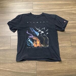 Element Black Graphic T-Shirt for Men